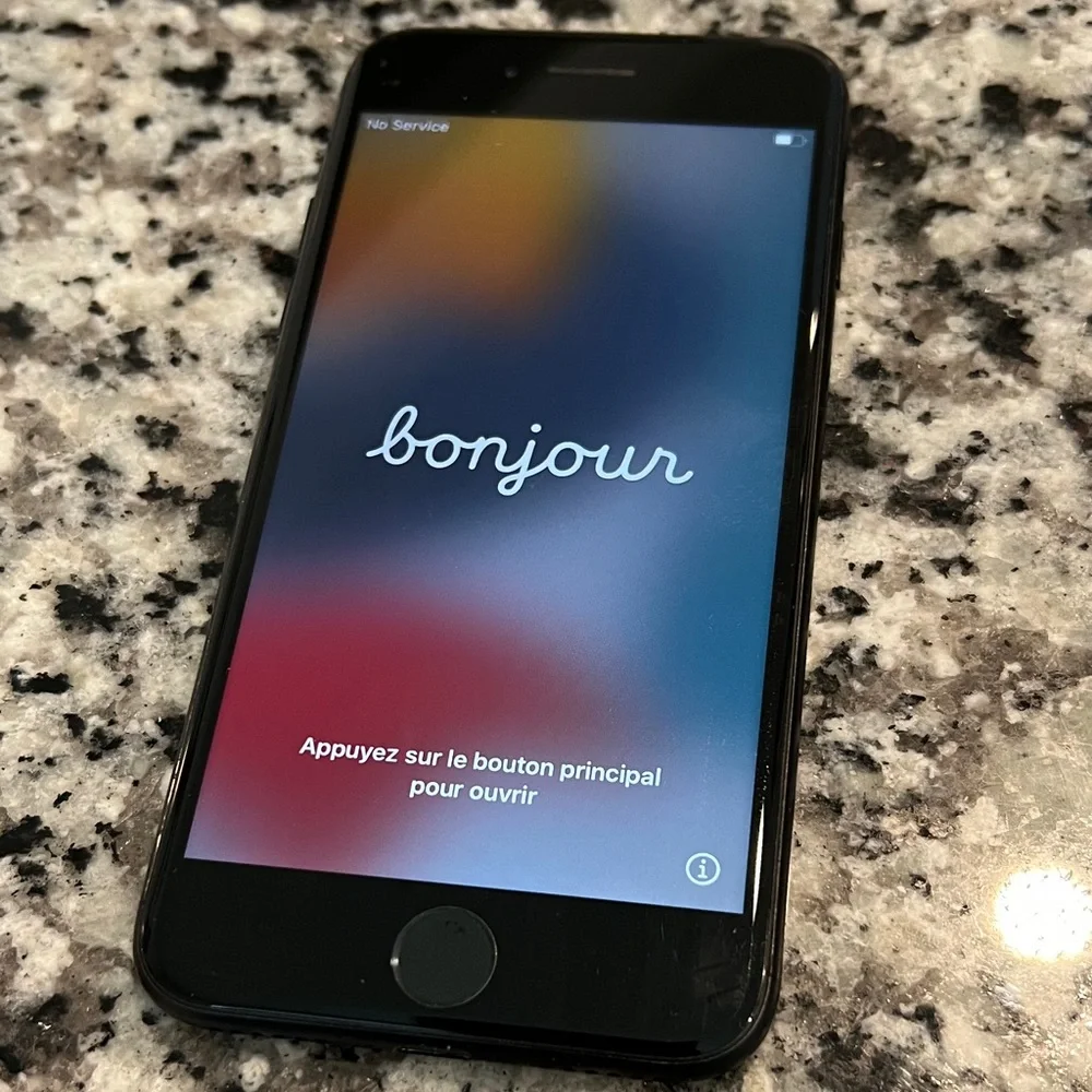 Apple iPhone Matte Black Single-Camera Smartphone